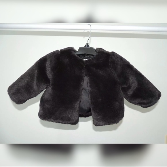 baby faux fur bolero